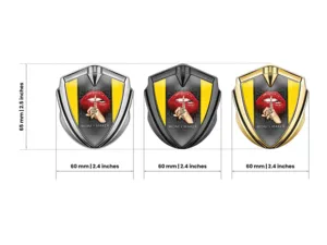 Metal Emblem Badge Modern Look High-End